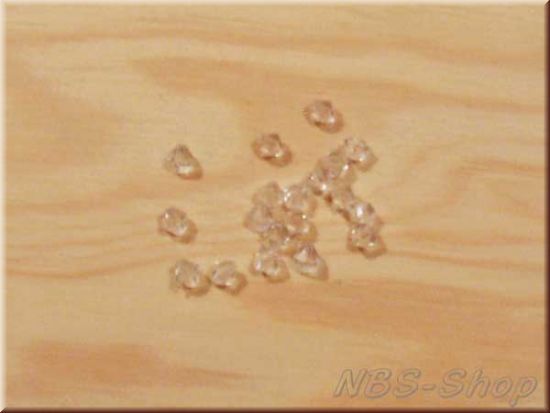 Acryl - Facette Perlen spitz 4,5mm
