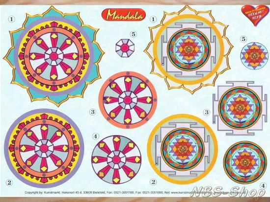 3D Bogen Mandala Muster