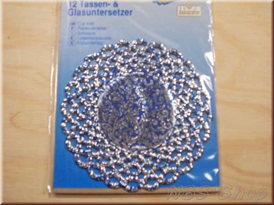 Papierdeckchen mit Muster, 10cm