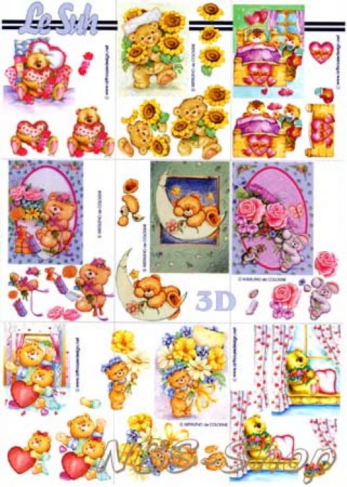 3D Bogen Teddy Minis
