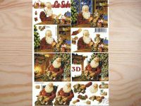 3D Bogen Weihnachtsmann Nostalgie